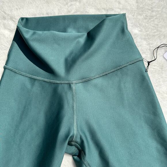 Alo Yoga 7/8 Airlift Leggings Advantage Racerback Bra Set Winter Ivy Green XS BN - Picture 12 of 16